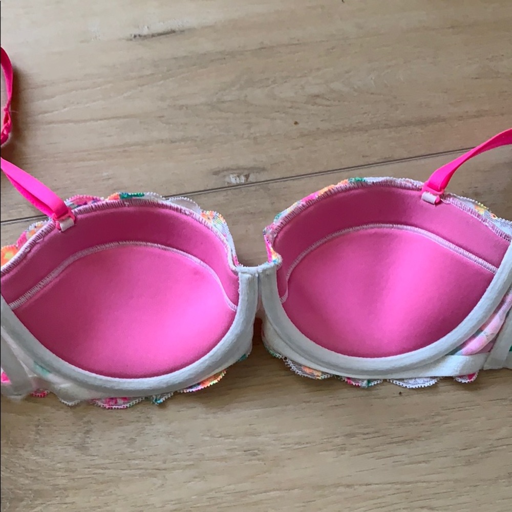 Neon floral bra - Picture 3 of 4